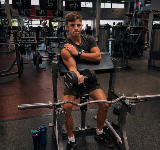 Bryant Wimmer coaching a client
